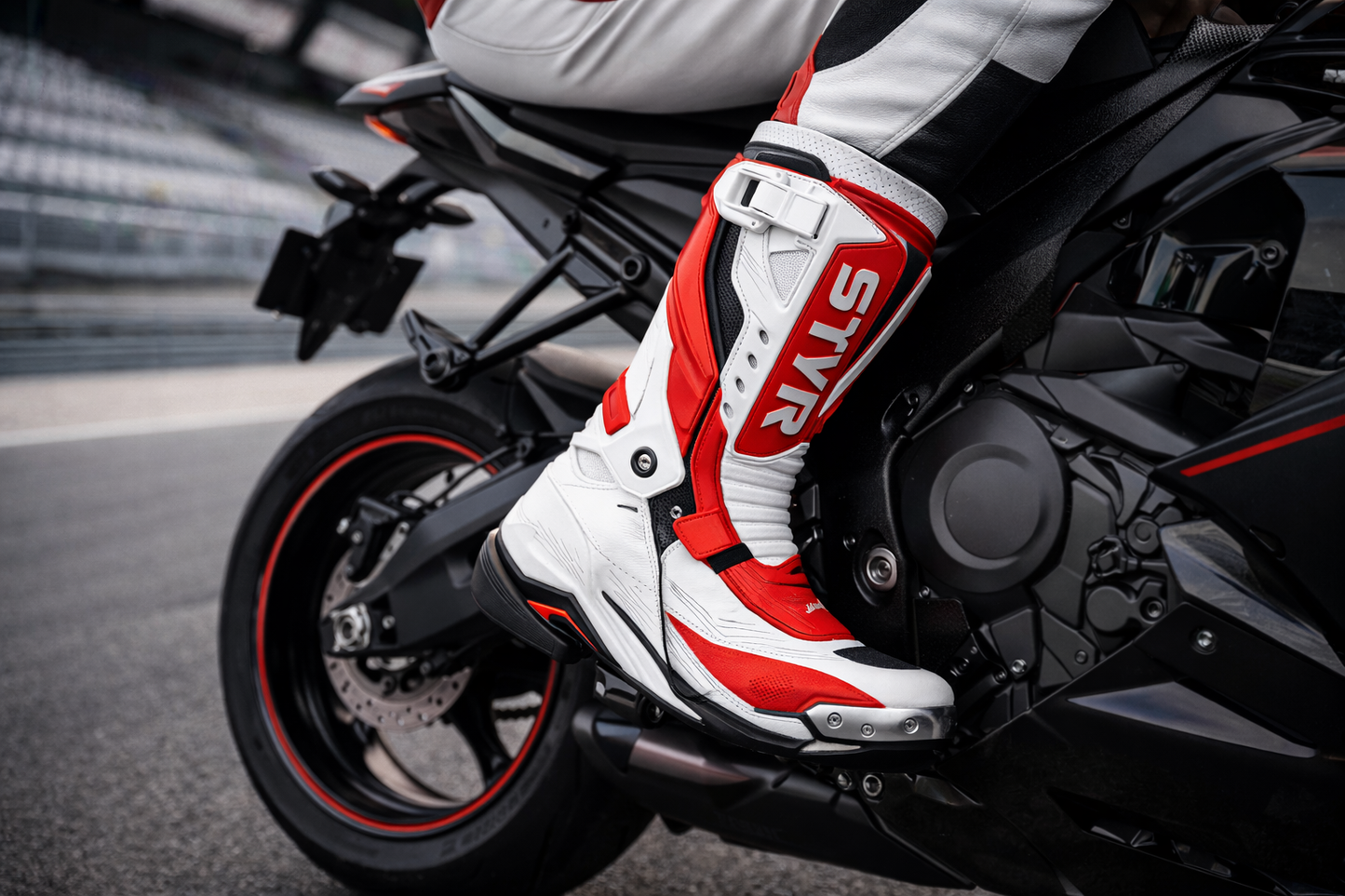 STYR Alpine Racing Boots — Glacier Red Edition